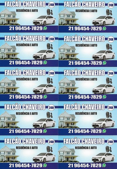 FALCÃO CHAVEIRO – CHAVE CODIFICADA EM DUQUE DE CAXIAS NO RIO DE JANEIRO