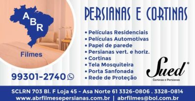 ABR FILMES CORTINAS E PERSIANAS – PELÍCULAS RESIDENCIAIS NO CENTRO EM BRASÍLIA