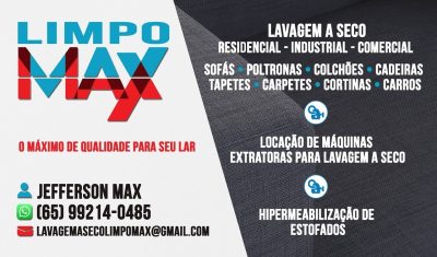 LAVAGEM A SECO LIMPOMAX – LIMPEZA DE SOFÁ NO CENTRO EM CUIABÁ – MT