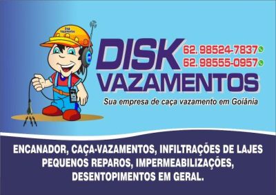 DISK VAZAMENTOS – PEQUENOS REPAROS NA VILA REDENÇÃO EM GOIÂNIA