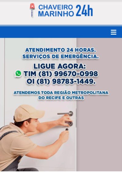 CHAVEIRO MARINHO 24 HORAS – CARIMBOS NO COQUEIRAL EM RECIFE