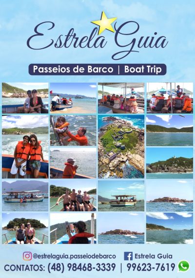 PASSEIO DE BARCO ESTRELA GUIA – PASSEIO DE BARCO NA PRAIA EM PALHOÇA