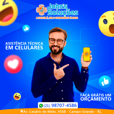 JONH SOLUÇÕES &#8211; CONSERTO DE CELULARES XIAOMI EM CAMPO GRANDE NO RIO DE JANEIRO
