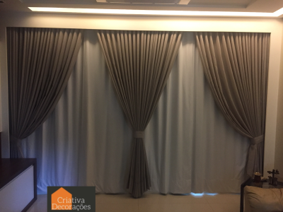 CRIATIVA DECORAÇÕES – CORTINA NO LOGO SUL EM BRASILIA
