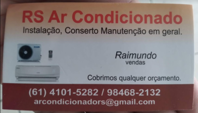 RS AR-CONDICIONADO MANUTENÇÃO – CONSERTOS DE AR CONDICIONADO EM LAGO NORTE