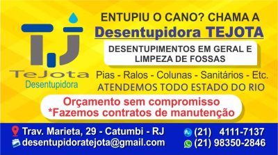 DESENTUPIDORA NA VILA ISABEL NO RIO DE JANEIRO – RJ