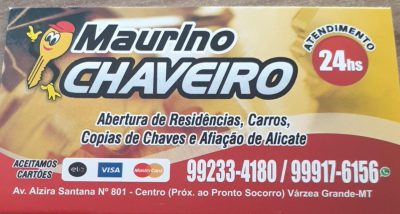 CHAVEIRO MAURINO – COPIAS DE CHAVES EM VÁRZEA GRANDE